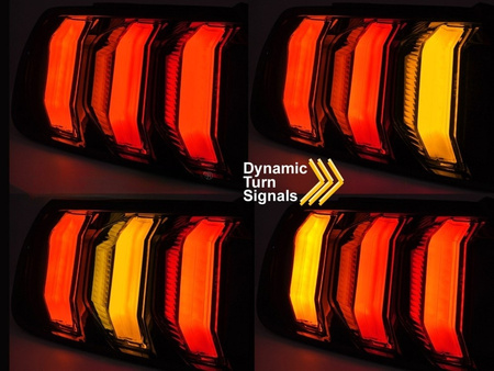 Lampy diodowe red LED do Ford Mustang 14-22