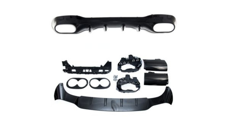 DYFUZOR TYLNY MERCEDES CLA C118 19- AMG LINE GLOSS