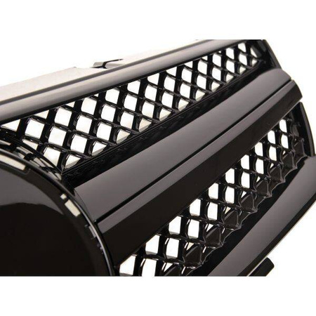 GRILL MERCEDES SL R230 2001-2006 GLOSS BLACK