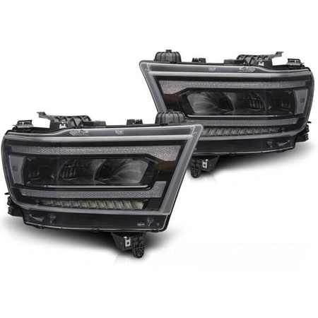 Lampy przednie do Dodge Ram 19-22 DRL LED