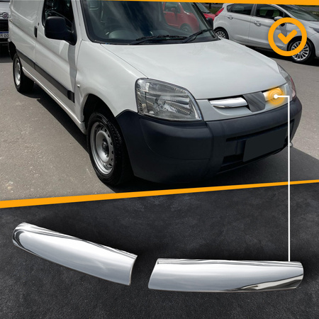 Listwy atrapy przedniej Peugeot Partner FL 2002-2008