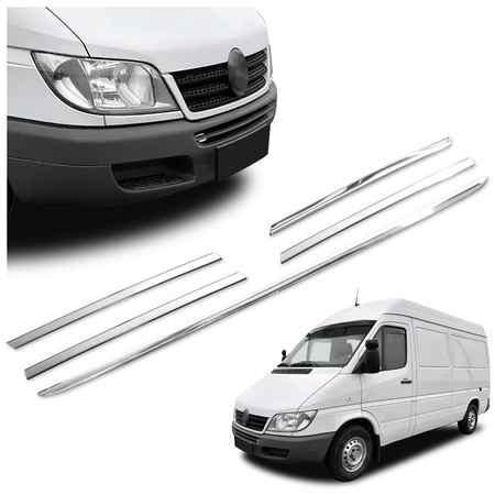 Listwy atrapy przedniej Mercedes-Benz Sprinter 1998-2006
