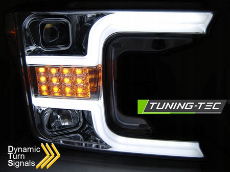 Reflektory Tube Chrome Seq Do Ford F150 Mk13 17-20