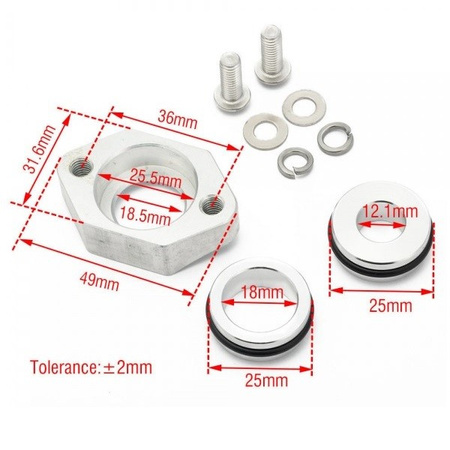 Flansza map sensora VAG 1.8T Aluminium