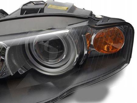 Lampy reflektory xenon black do AUDI A4 B7 04-08