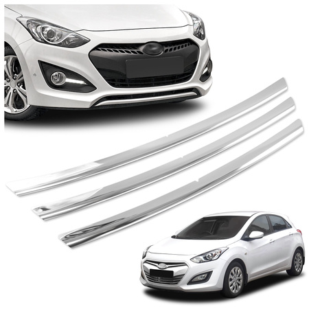 Listwy atrapy przedniej Hyundai i30 5D 2012-2016