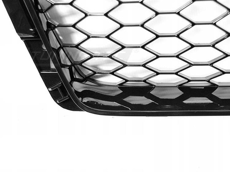 Grill atrapa AUDI A4 B9 15- MATT BLACK RS-STYLE