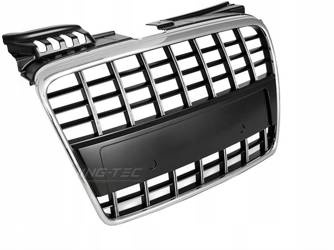 Grill Audi A4 B7 04-08 S8 Look Chrome Black