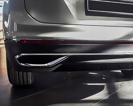 Atrapy końcówek wydechu ramki VW TIGUAN FL 2021-