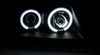 Lampy Soczewkowe Audi A3 8l 96-00 Ringi Ccfl Black