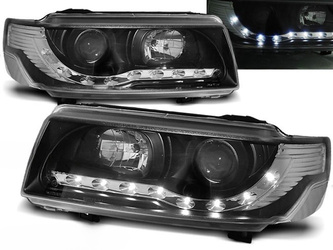 Reflektory przednie VW Passat B4 BLACK DAYLIGHT