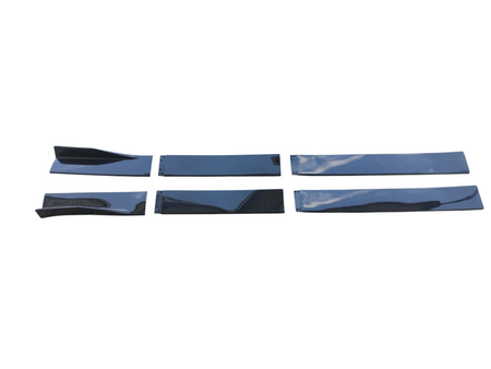 Dokładki na progi SKODA OCTAVIA MK4 czarny połysk