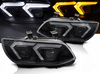 Lampy przednie Reflektory LED DRL do BMW E92 E93 LCI (2010-2013) – Zamiennik Xenon, Black