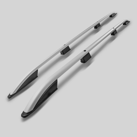 Relingi dachowe Opel Vivaro A X83 L1 | SWB 2001-2014 Srebrny SHORT