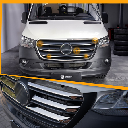 Listwy atrapy przedniej Mercedes-Benz Citan 2012-2021