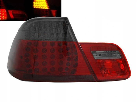 Lampy diodowe BMW E46 99-03 Coupe RED SMOKE LED FK