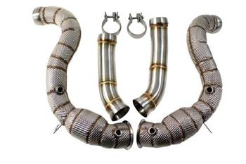 Downpipe Mercedes Benz C63 W205 AMG Heat Shield