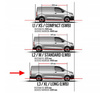 Relingi dachowe Toyota ProAce 2016+ LONG L3