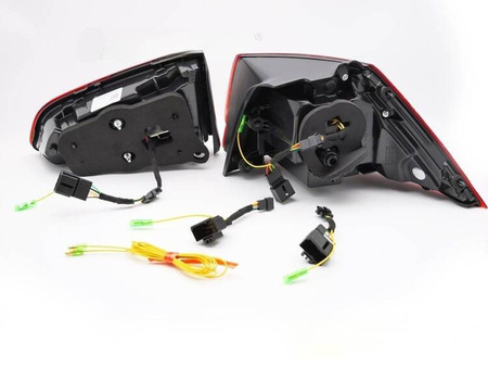 Lampy diodowe VW GOLF 7 13-19 RED LED SEQ