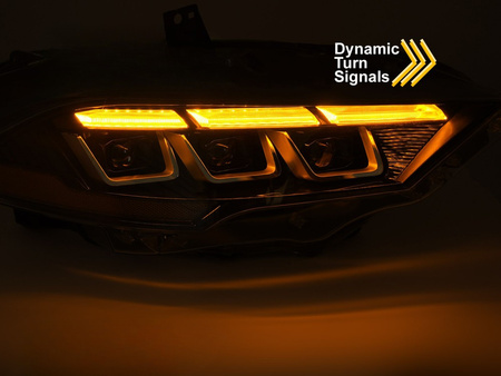 Lampy Przednie do Ford Mustang (2018–2021) black