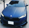 Spojler/ splitter przedniego zderzka SKODA OCTAVIA MK4 czarny połysk