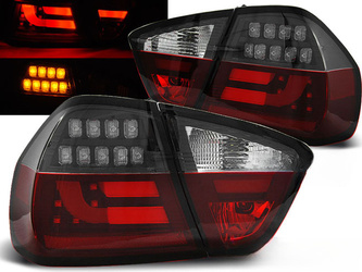 Lampy tylne LED Bar Red-White-Black do BMW E90 Sedan 03.2005–08.2008