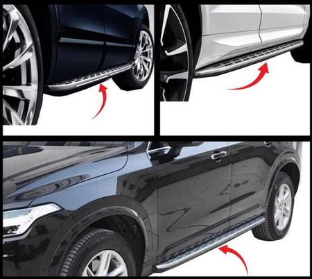 Progi stopnie boczne do VOLVO XC90 2015 -