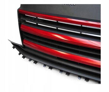 Grill atrapa Vw T6 2015- black red