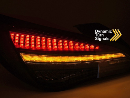 Lampy Tylne LED Diodowe do Mercedes CLA C117 13-16 black smoke