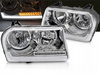 Lampy przednie chrome LED do Chrysler 300 05-08