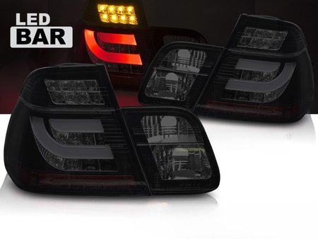 Lampy tylne LED Black Smoke do BMW E46 Sedan 1998–2001