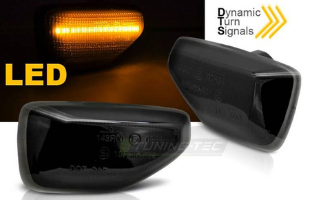 Diodowe kierunkowskazy migacze DACIA DUSTER / LOGAN / SANDERO SMOKE SEQ LED