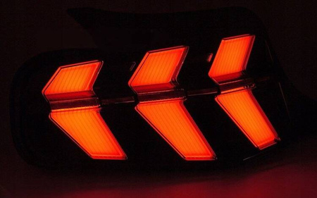 Lampy diodowe FORD MUSTANG 10-13 BLACK LED