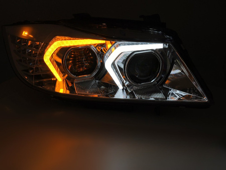 Lampy Przednie BMW E90/E91 LCI 09-11 chrome