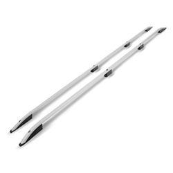 Relingi dachowe Nissan NV300 I J4 L2 | LWB 2016-2021 Srebrny LONG