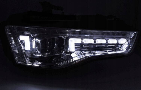 Lampy reflektory Audi A5 11-16 xenon LED chrome