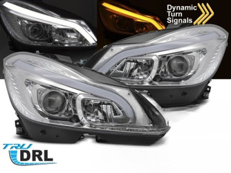 Reflektory lampy przednie LED Mercedes C-Klasa W204 dynamiczny kierunkowskaz