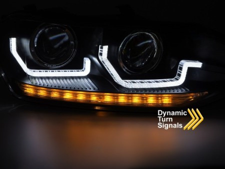 Reflektory lampy soczewkowe LED DRL VW Polo VI 2G (2017–2021)
