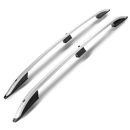 Relingi dachowe Volkswagen Caddy V SB | SK L1 | SWB 2020- Srebrny SHORT