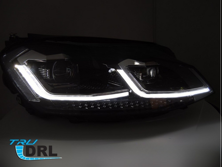 LAMPY REFLEKTORY PRZEDNIE SILVER LED SEQ DRL VW GOLF VII