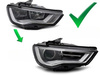 Lampy przednie reflektory xenon DRL AUDI A3 8V 12-16 
