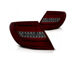 Lampy Diodowe Mercedes W210 95-02 Red Smoke Led