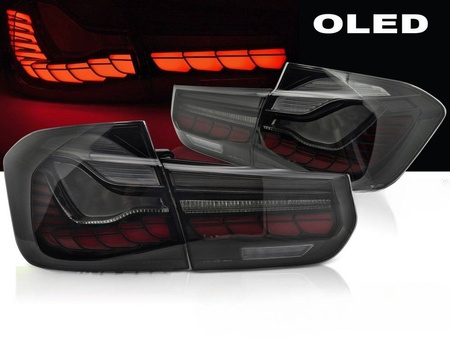 Lampy tylne diodowe do BMW F30 11-18 OLED smoke