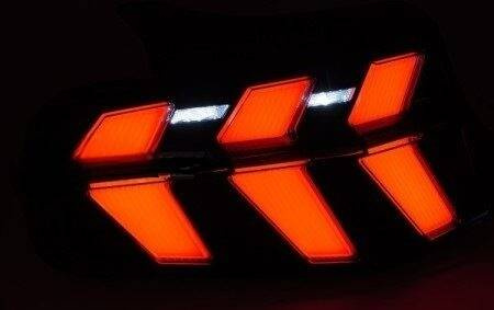 Lampy diodowe FORD MUSTANG 10-13 BLACK LED