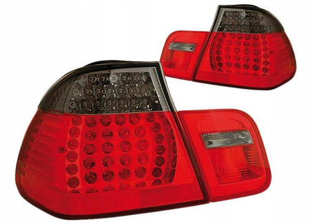 Lampy diodowe BMW E46 01-05 Sedan Red smoke LED