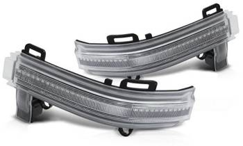 Kierunkowskazy boczne w lusterkach white led. VW Crafter 2017-