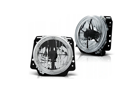 Lampy Vw Golf Ii 2 Ringi Chrome Zewn. Z Krzyżem Fk