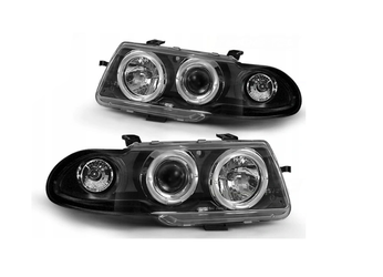 Lampy Nowe Opel Astra F 91-94 Ringi Soczewki Black