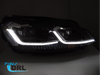 LAMPY PRZEDNIE REFLEKTORY SILVER LED SEQ DRL VW GOLF VII