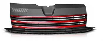 Grill atrapa Vw T6 2015- black red